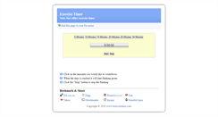 Desktop Screenshot of exercisetimer.com